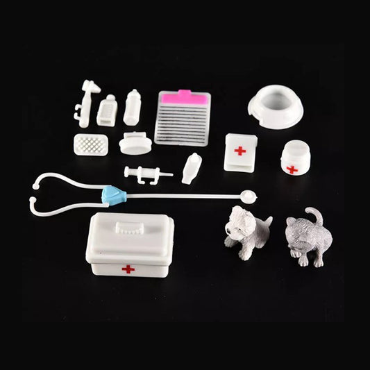 Children's Medical Play Set - 15 Pieces with Pets {product_title}, {variant_option}, {product_type}